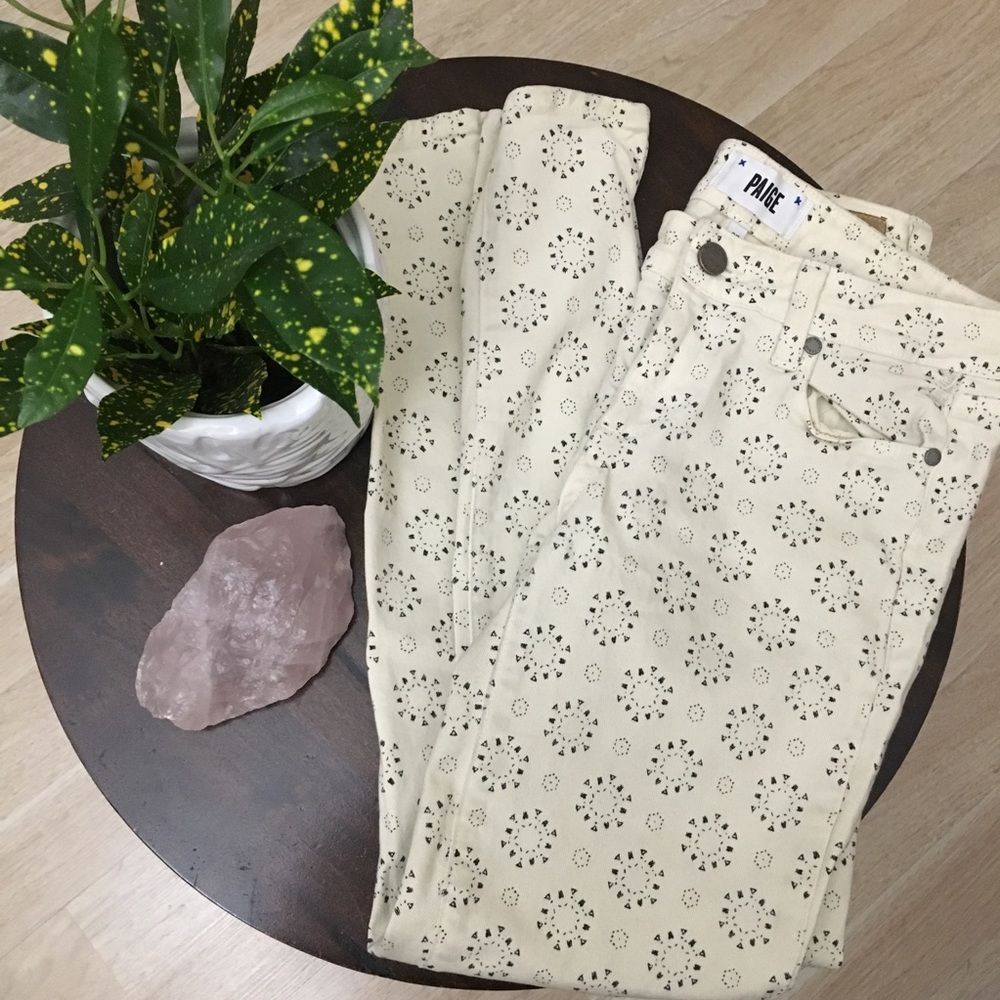 Paige Skinny White Jeans